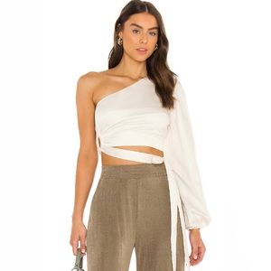 LOVERS AND FRIENDS ONE SHOULDER BLOUSE